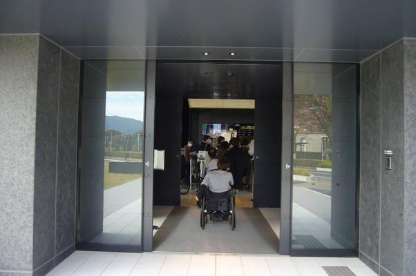 accessible entrance at a heritage site